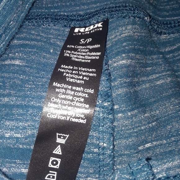 Rbx Color Block 3/4 Length Leggings Size Small - Picture 2 of 3